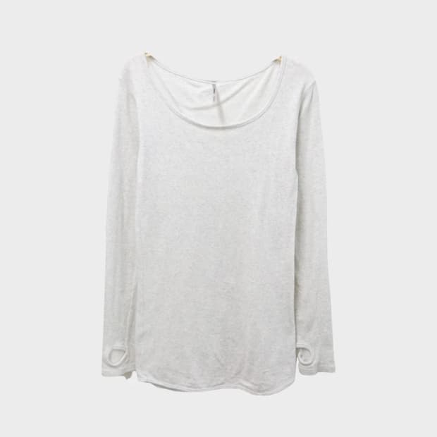 SJ COMPANY 유넥 긴팔 티셔츠 63733