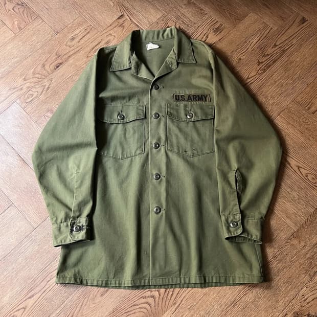 [M]70's 오리지널 U.S ARMY OG-507셔츠