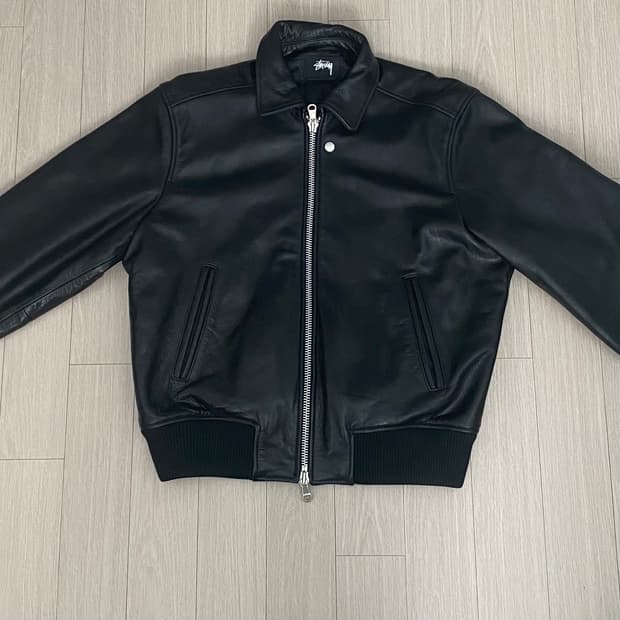 [M]스투시 레더 플라이트 자켓/Stussy Leather Flight