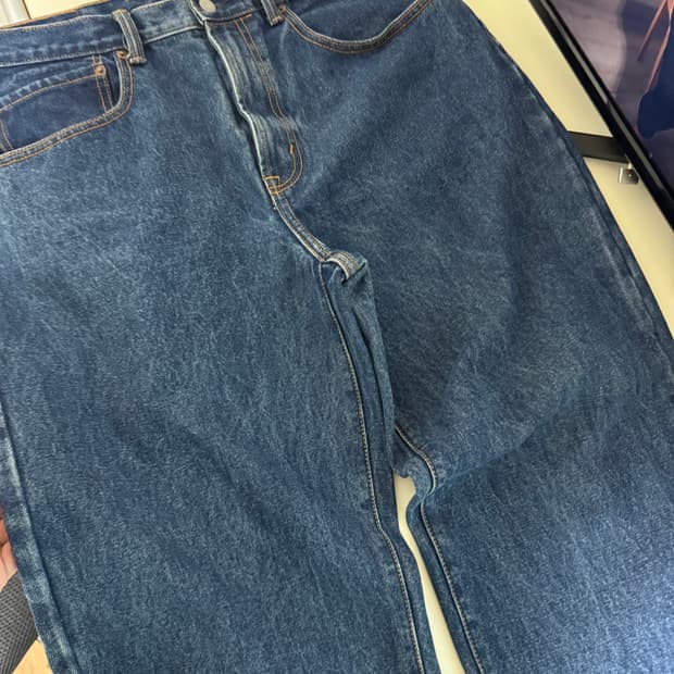XL) 디스이즈네버뎃 레귤러 데님팬츠 청바지