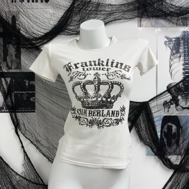 00s mood printing detail halfsleeve