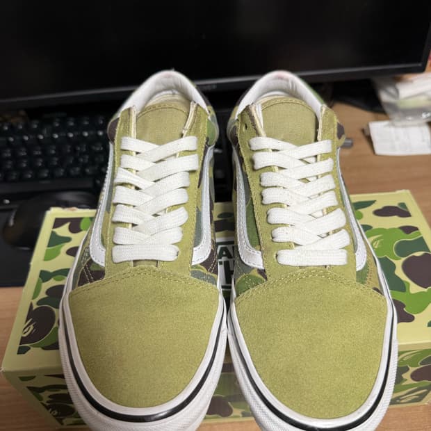 반스 x 베이프 올드스쿨 255