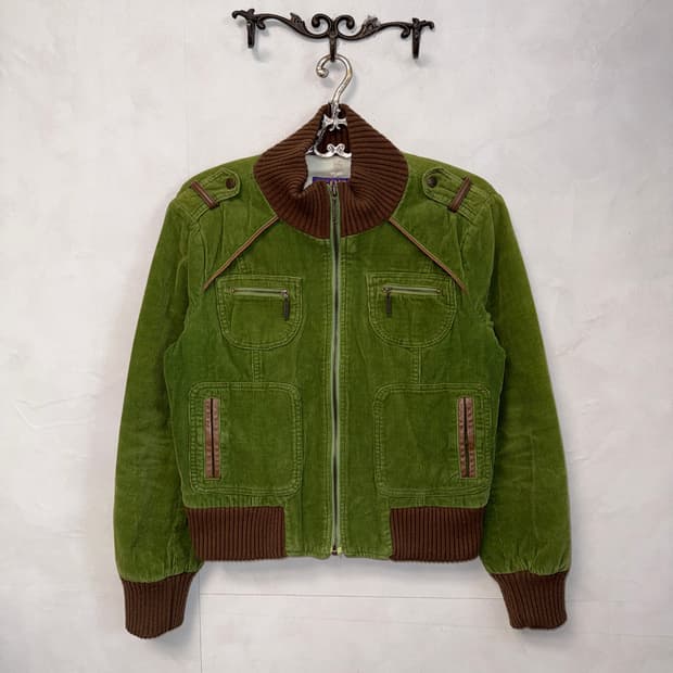 EGOIST khaki brown corduroy jacket 