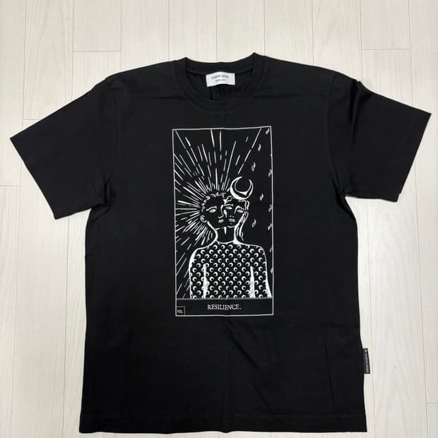 마린세르 카드 프린트 티셔츠 L