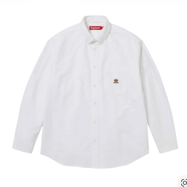 새제품) 슈프림 옥스포드 크라운로고 XL