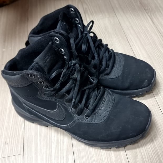 나이키 마노아 블랙 하이탑 운동화(270-275)