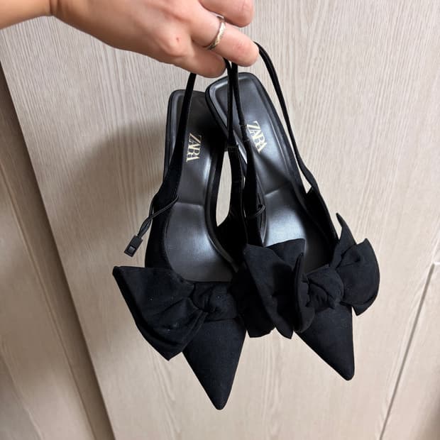 자라 리본 슬링백