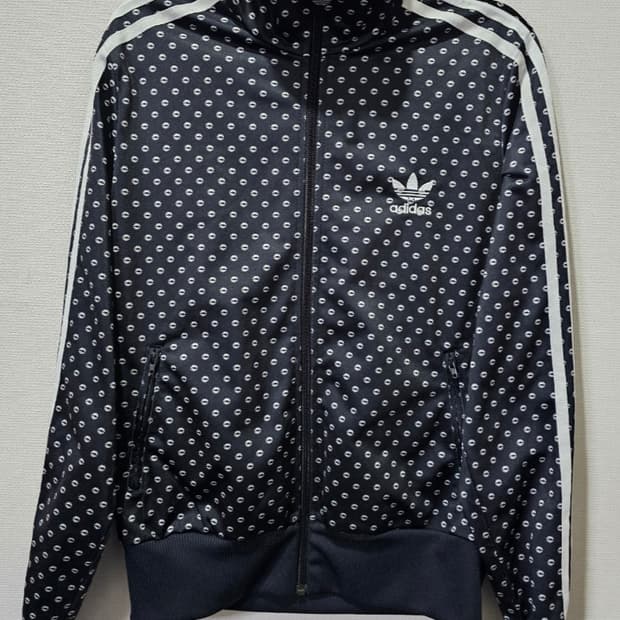 아디다스 도트 땡땡이 져지집업 100 / L