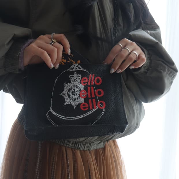 [Coxcomb] Hand Painting Leather Bag(새상품)