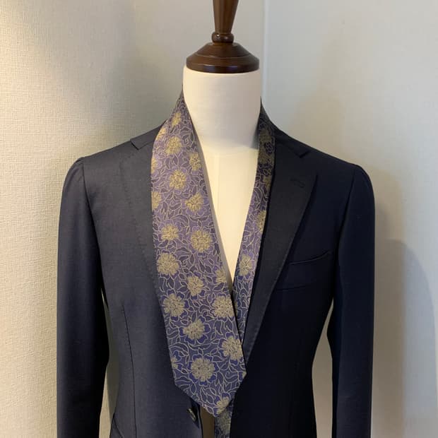 발렌시아가(BALENCIAGA) 명품 페이즐리넥타이 100실크 정장패션