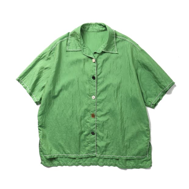 MAISON SPECIAL Silk Blend Washer Shirt
