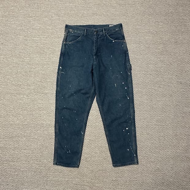 ORSLOW X BEAMS denim painting pants