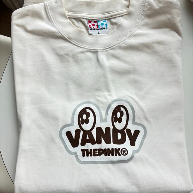 반디 더 핑크 버거샵 콜라 티셔츠 화이트L