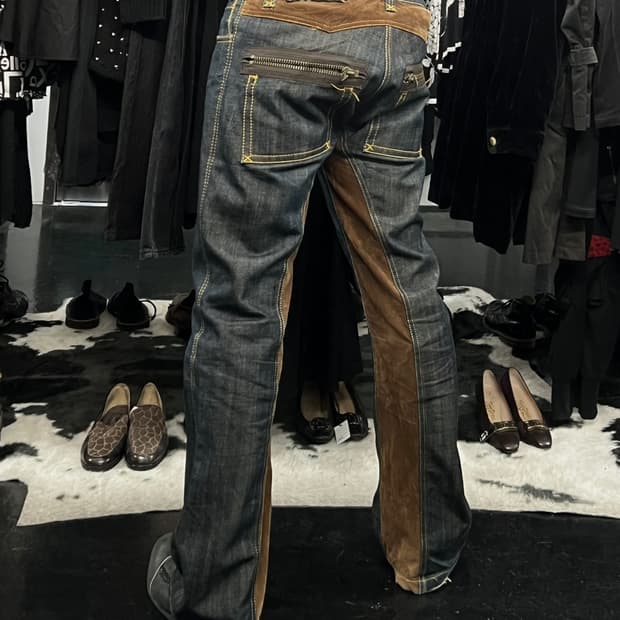 Roial 셀비지 웨스턴 부츠컷 팬츠 32