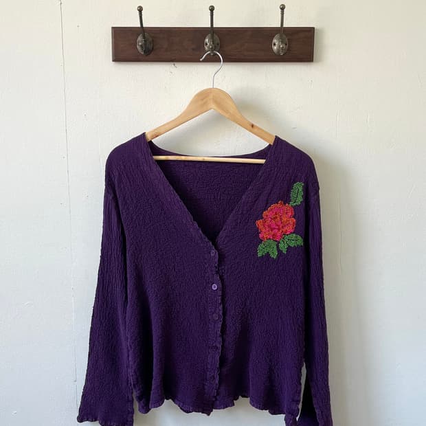 ME Issey Miyake 아트 쭈글이 아트 가디건