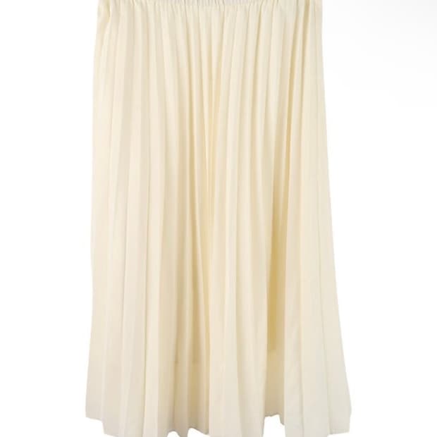 급처분)유니클로)롱스커트(아이보리)L
