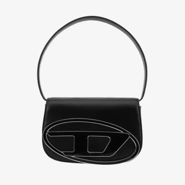 디젤 1DR 숄더백 인 나파 레더 블랙