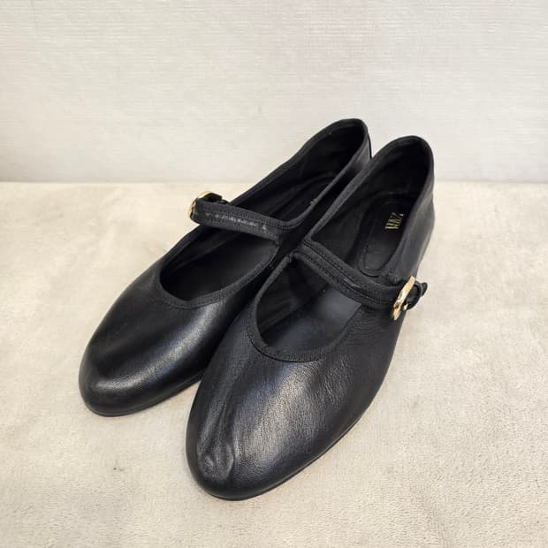 새상품) 자라 ZARA 블랙 메리제인 슈즈 EUR 39(250~255)