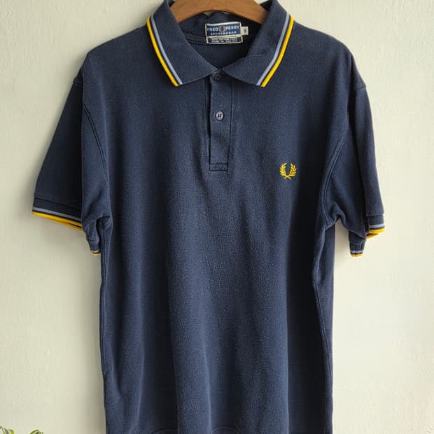 [FRED PERRY] Made in England 트윈 티핑 피케 폴로