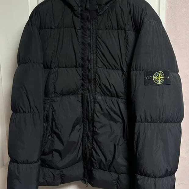 스톤아일랜드 크링클랩스 후드 18fw XXL