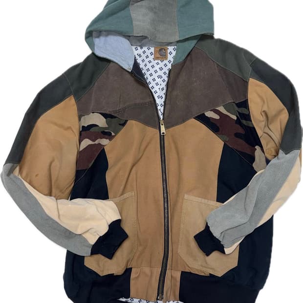 빈티지 칼하트 리메이드 자켓