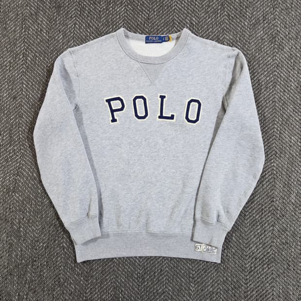 신형 QR 폴로 랄프로렌 Polo 아치 로고 스웻셔츠 맨투맨
