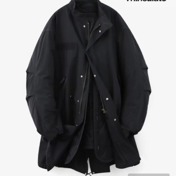 라퍼지스토어 피쉬테일 파카자켓 개파카 야상잠바 s