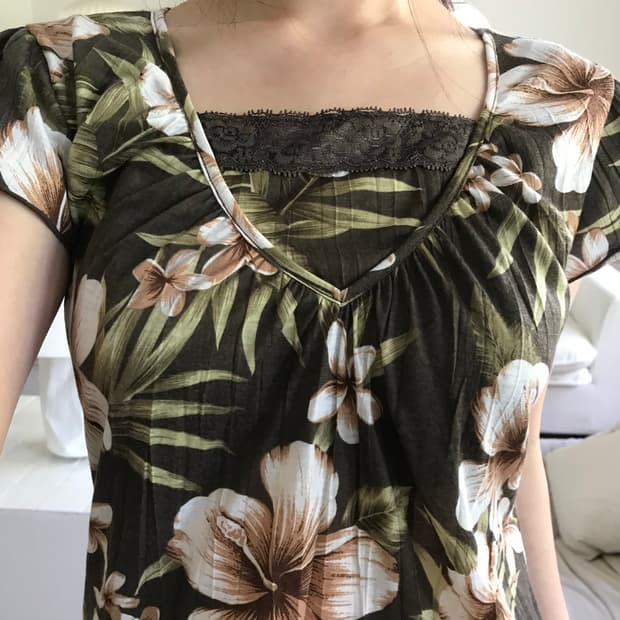 vintage pattern top