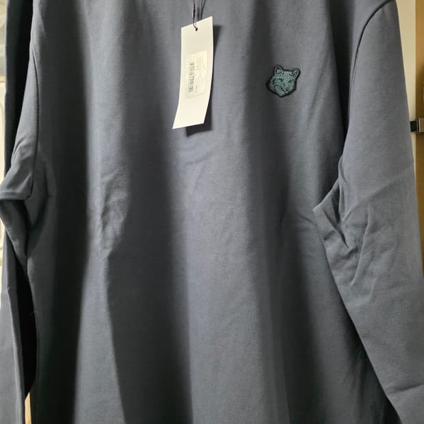 메종키츠네 폭스헤드 긴팔 티셔츠