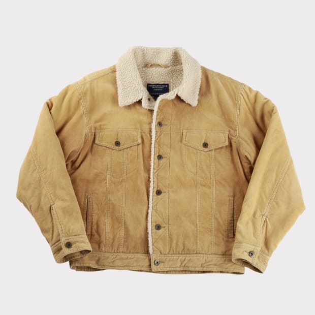 [M] 아메리칸이글 코듀로이 쉐르파 자켓