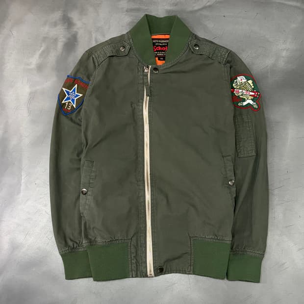 schott 견장 봄버 자켓 y18400