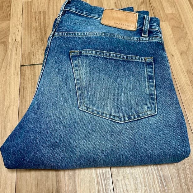 선플라워 루즈 진 32x32 Sunflower Loose Jeans
