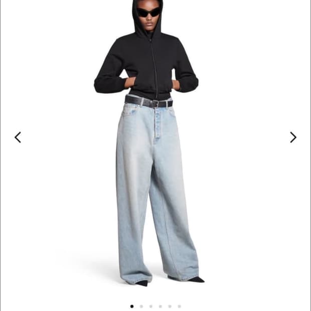 발렌시아가 가드로브 배기 데님팬츠 S