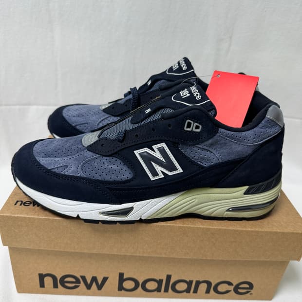 뉴발란스 991 네이비 그레이 270mm 메이드인UK
