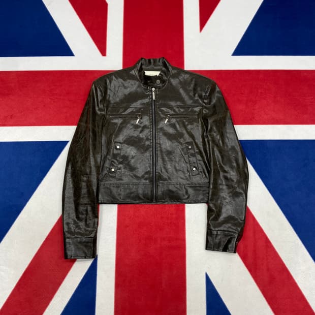 보헤미안서울 레더자켓 브라운 one size 