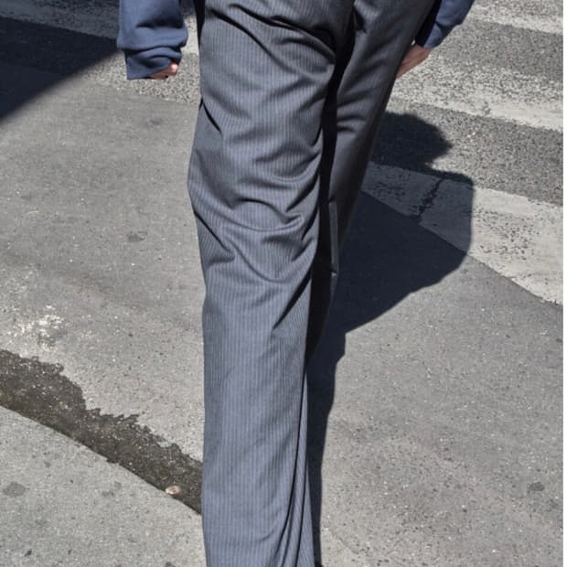 [3] Mudule 머듈 라운지 팬츠 네이비 스트라이프 새상품