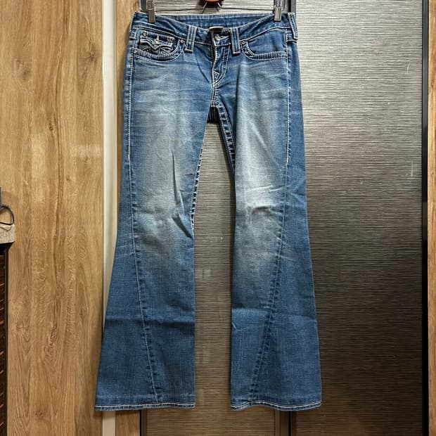 트루릴리전 부츠컷 데님팬츠