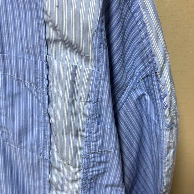 발렌시아가 컷아웃 셔츠