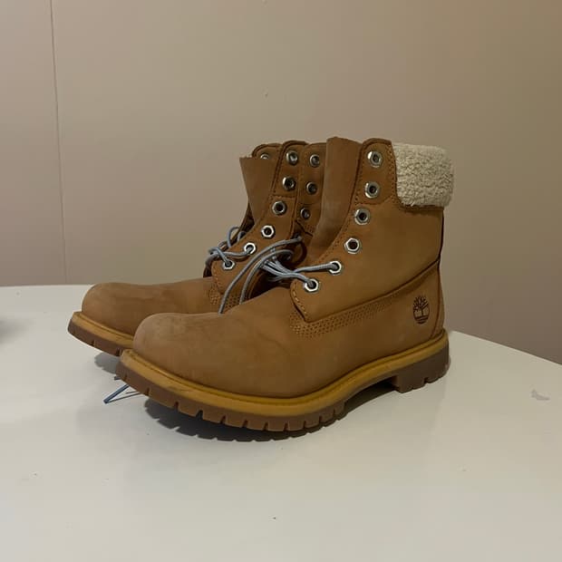 팀버랜드 w 프리미엄 6인치 워커 부츠 위트