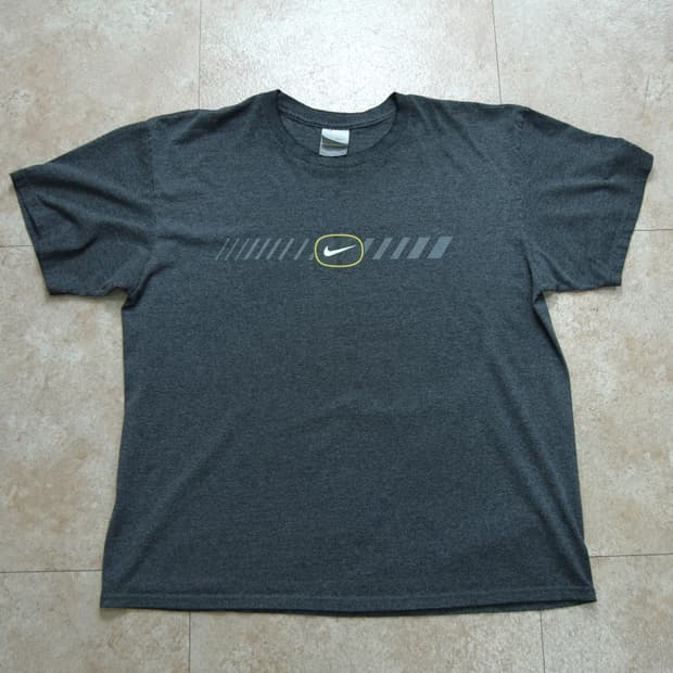 00s USA NIKE 나이키 실버택 티셔츠