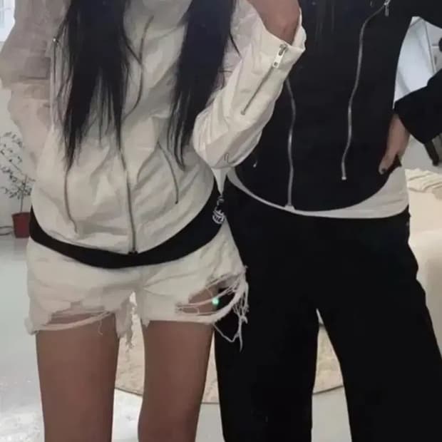 딥인블루 메이드 자켓 집업 바이커 블랙 새상품