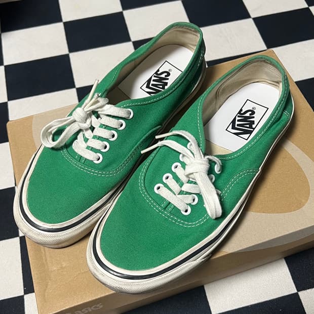 [270] 반스 어센틱 에메랄드그린 스니커즈 운동화