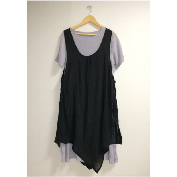 빈티지 레이어드 롱 원피스