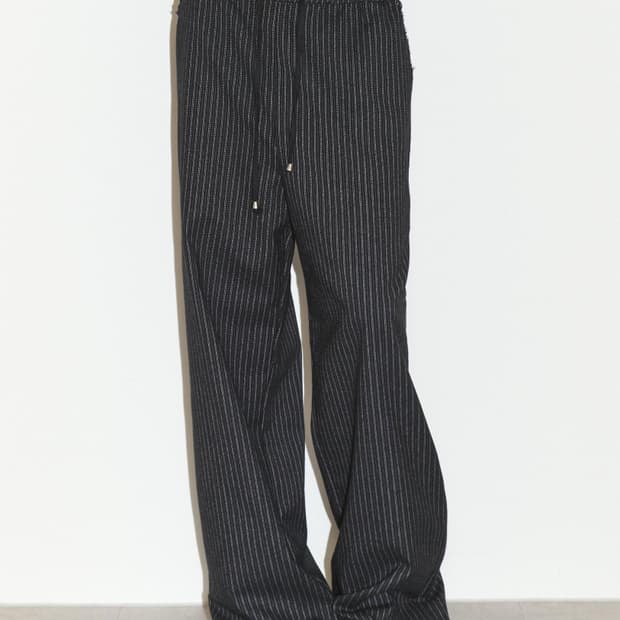 폴리수엠 WARM EFFORTLESS PANTS BLACK