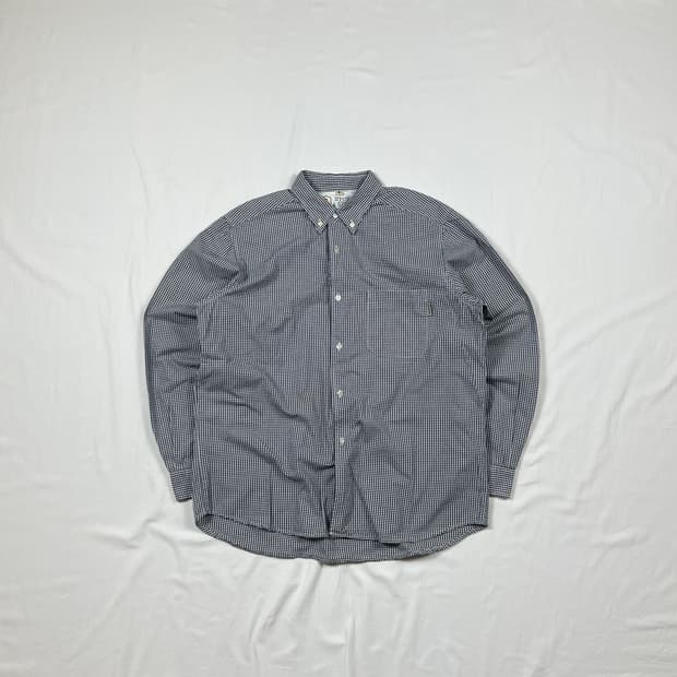 90‘s 스투시스포츠 stussy sport 포켓 깅엄체크 셔츠