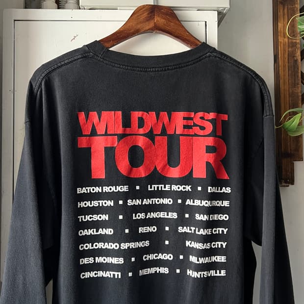 [M]WILDWEST TOUR 롱슬리브 티셔츠