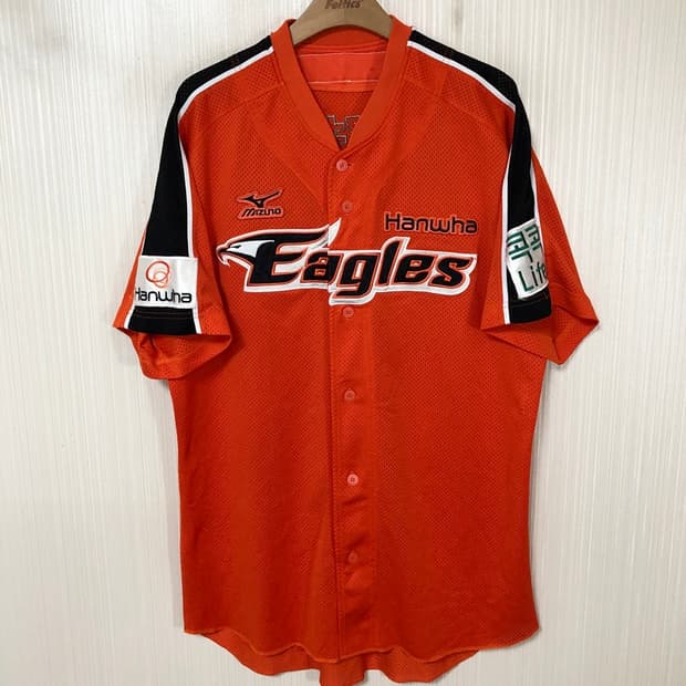 (데미지) KBO 미즈노 한화이글스 선수실착 유니폼/져지 #57 김경태
