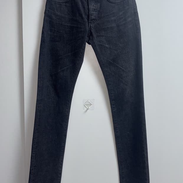 디올 옴므 블랙 흑청 데님 에디진 28 사이즈