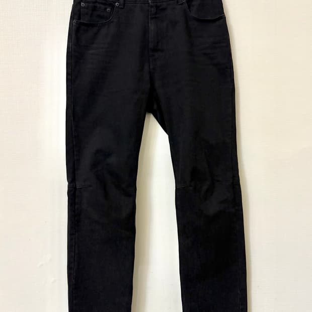 JUUN.J 준지 블랙 데님 팬츠 44