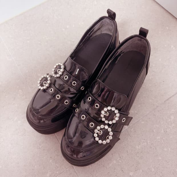 (정품) 버블즈 통굽 7.5cm 235-240 양산형 지뢰계 스니커즈 노